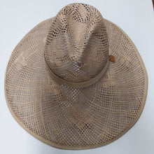 Load image into Gallery viewer, Catarzi donna, grande cappello traforato in paglia