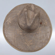 Load image into Gallery viewer, Catarzi donna, grande cappello traforato in paglia
