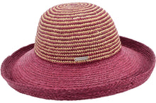 Load image into Gallery viewer, SEEBERGER, Bolero in rafia lavorato all'uncinetto con righe