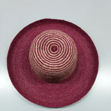 Load image into Gallery viewer, SEEBERGER, Bolero in rafia lavorato all'uncinetto con righe