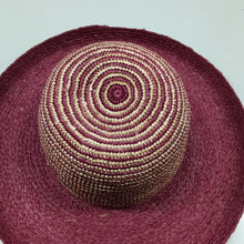 Load image into Gallery viewer, SEEBERGER, Bolero in rafia lavorato all'uncinetto con righe