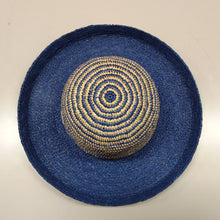 Load image into Gallery viewer, SEEBERGER, Bolero in rafia lavorato all'uncinetto con righe