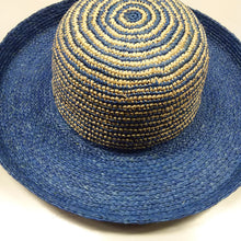 Load image into Gallery viewer, SEEBERGER, Bolero in rafia lavorato all'uncinetto con righe