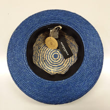 Load image into Gallery viewer, SEEBERGER, Bolero in rafia lavorato all'uncinetto con righe