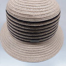 Load image into Gallery viewer, Seeberger, Cloche mix treccia in paglia naturale