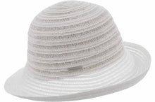 Load image into Gallery viewer, Seeberger, Cloche in treccia di canapa con risvolto