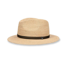 Load image into Gallery viewer, Borsalino hat in fine crochet raffia