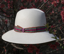 Load image into Gallery viewer, Claudette" Panama fine brim women's Borsalino