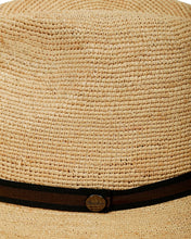 Load image into Gallery viewer, Borsalino hat in fine crochet raffia