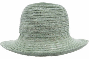 Seeberger, Cloche in treccia di canapa con risvolto