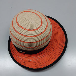 Seeberger,  cloche con visiera misto paperbraid