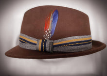 Carica l&#39;immagine nel visualizzatore di Gallery, Stetson Cappello Trilby Marrone
