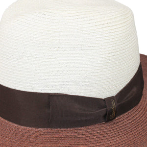 Borsalino Cappello Panama Bicolore