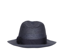 Carica l&#39;immagine nel visualizzatore di Gallery, Borsalino Cappello Trilby Blue Panama
