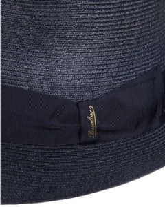 Borsalino Cappello Trilby Blue Panama